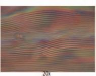Fingerprint patterns of sterically stabilized cellulose nanocrystals